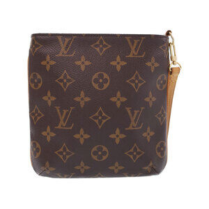 Louis Vuitton Leather Shoulder Monogram Brown Partition Bag